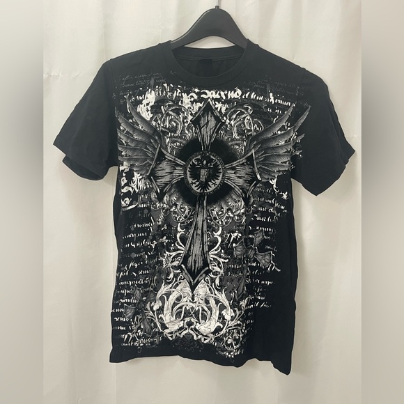 Point Zero Black Gothic Tee - Picture 1 of 4